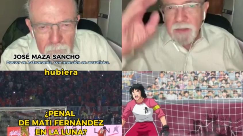 Así habría sido el penal de Matías Fernández en la Luna